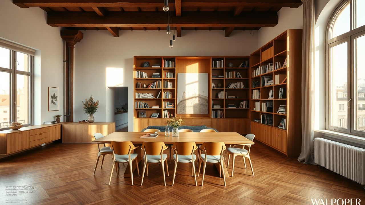 Eixample apartment for two architects, 110m²