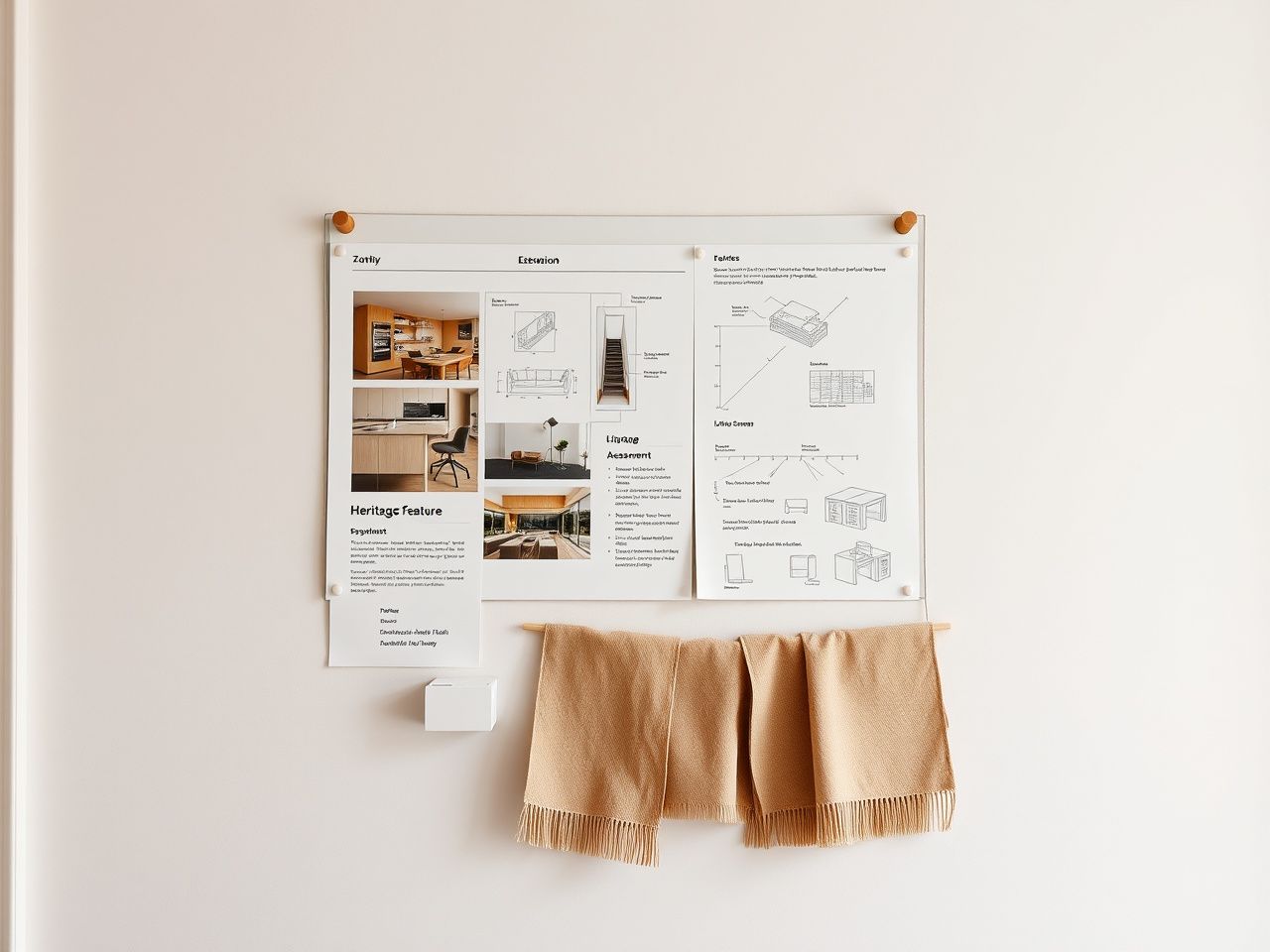 Apartment design concept — zoning plan, heritage assessment and material direction for 95 m² Eixample flat
