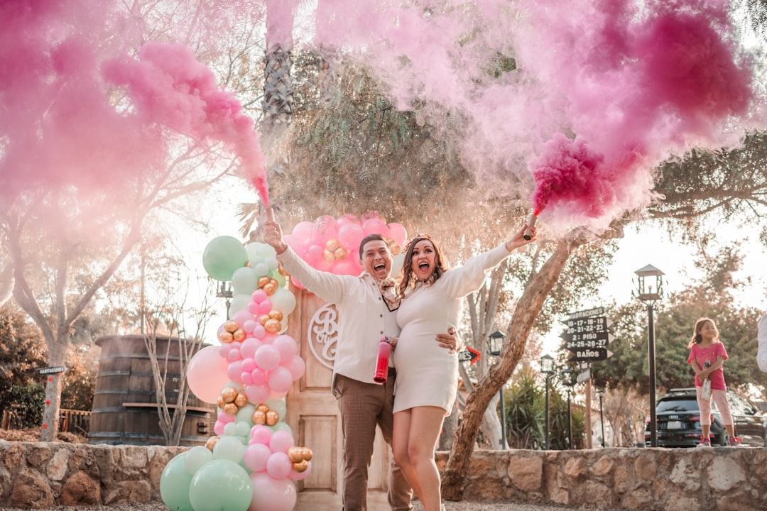 Terrace for a gender reveal in Barcelona