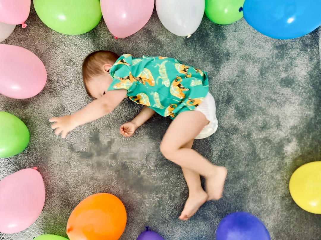 Comfortable space for kids at a christening in Barcelona