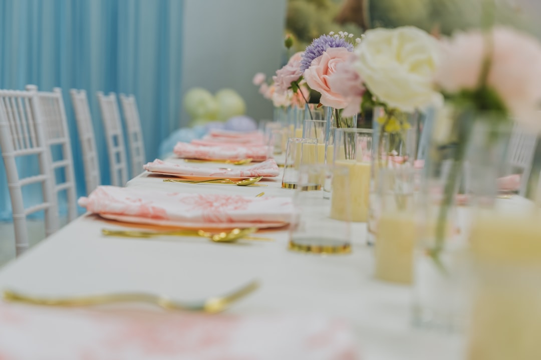 Christening decor in Barcelona