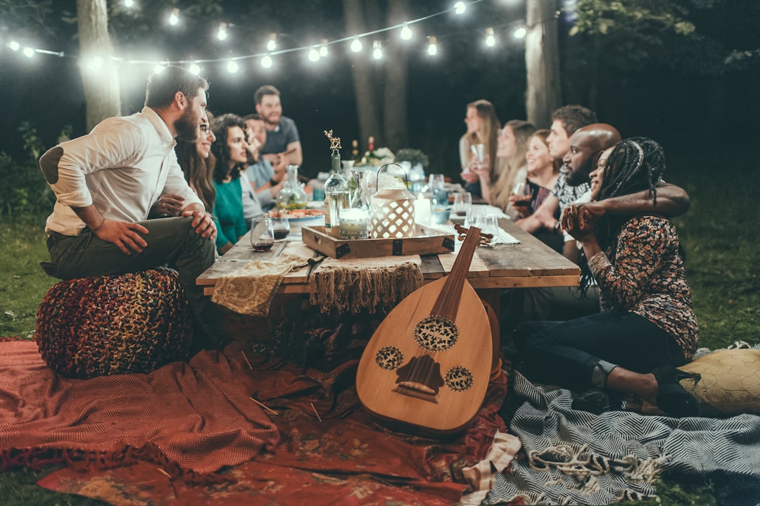 Outdoor christening in Barcelona