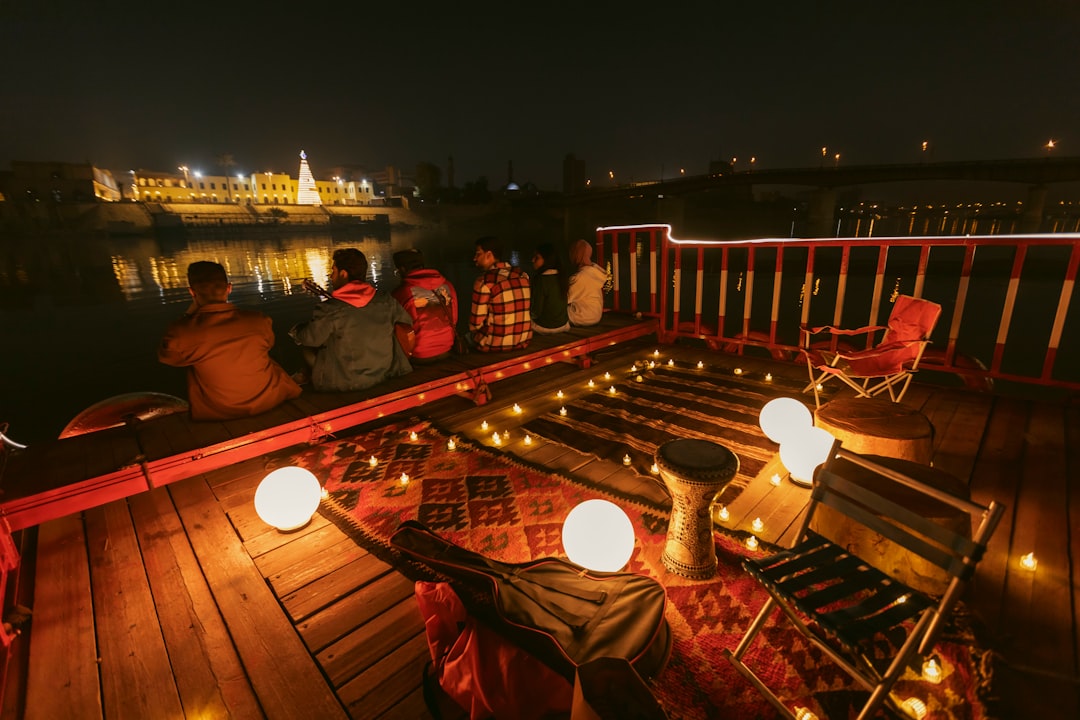 Cocktails on board a boat in Barcelona