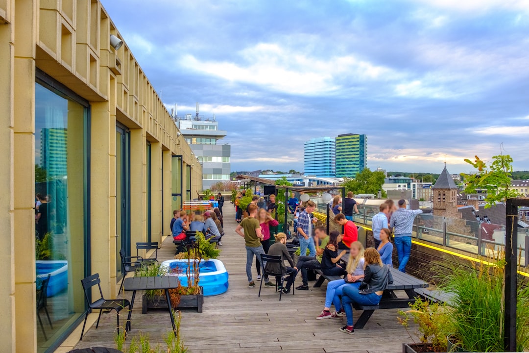 Rooftop bar for a hen party in Barcelona